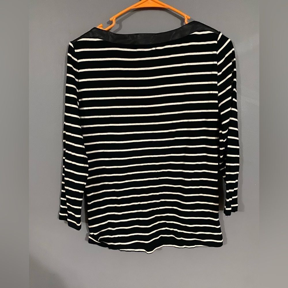 Chaps Long Sleeve Striped Shirt Size Small - Picture 2 of 3